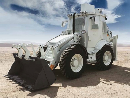 Armored Excavator Loader Construction Equipment